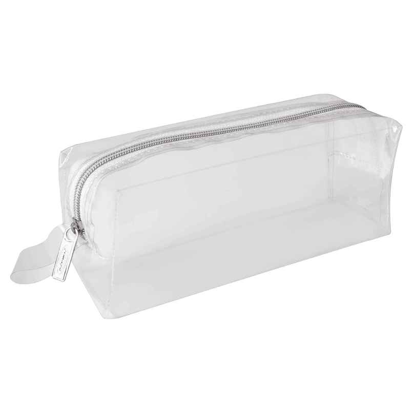PRATAP Single Zip Pvc Pouch Clear PRATAP Single Zip Pvc Pouch Clear