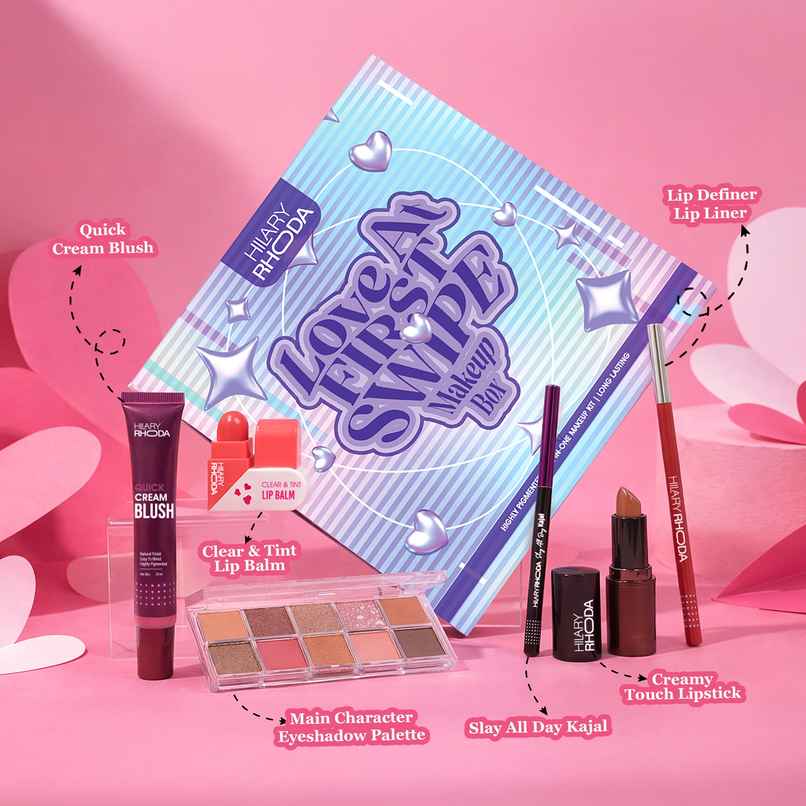 Hilary Rhoda Love at First Swipe Makeup Box | Valentine Makeup Kit | Valentine Gift for Girls