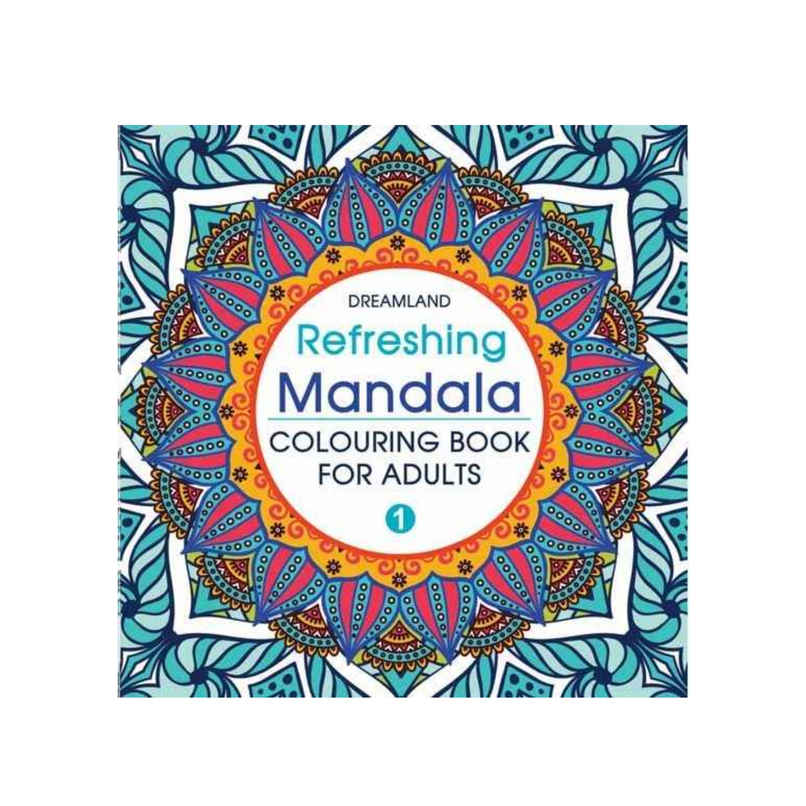 Refreshing Mandala Colouring Book for Adults-1|Mandala Art Designs|Peace, Relaxation & Creativity