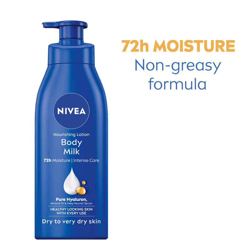 NIVEA Nourishing Body Lotion Body Milk|48 H Moisturization|2X Almond Oil|For Very Dry Skin NIVEA Nourishing Body Lotion Body Milk|48 H Moisturization|2X Almond Oil|For Very Dry Skin