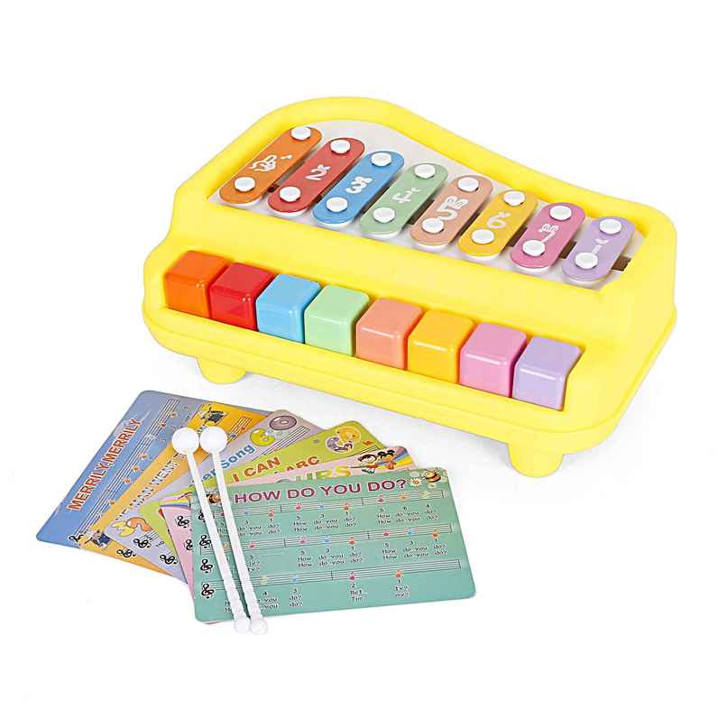 Hamleys Shooting Star My Melodious Xylophone For Kids, 18M+, Yellow Hamleys Shooting Star My Melodious Xylophone For Kids, 18M+, Yellow