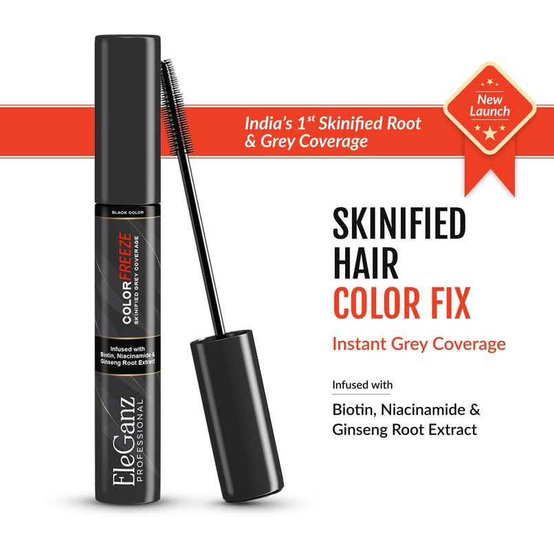 Eleganz Professional Hair Colorfix-Instant Root Touch Up With Niacinamide,Gingseng Root & Argan Oil Eleganz Professional Hair Colorfix-Instant Root Touch Up With Niacinamide,Gingseng Root & Argan Oil