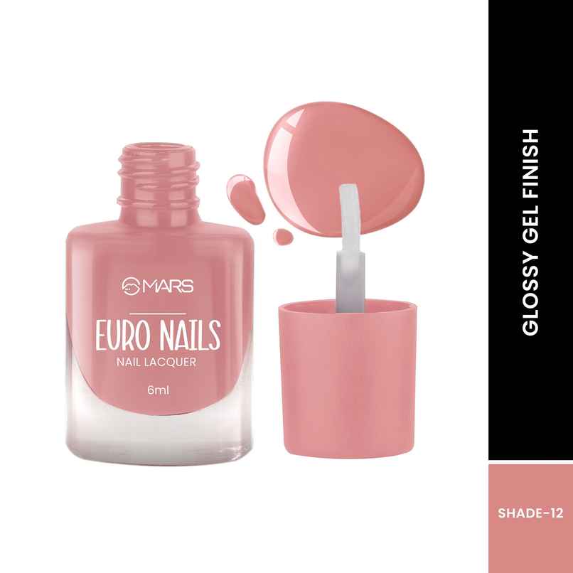 MARS Cosmetics Euro Nail Lacquer | 6.0 ml | Shade-12 | Quick-Dry Intense Colour