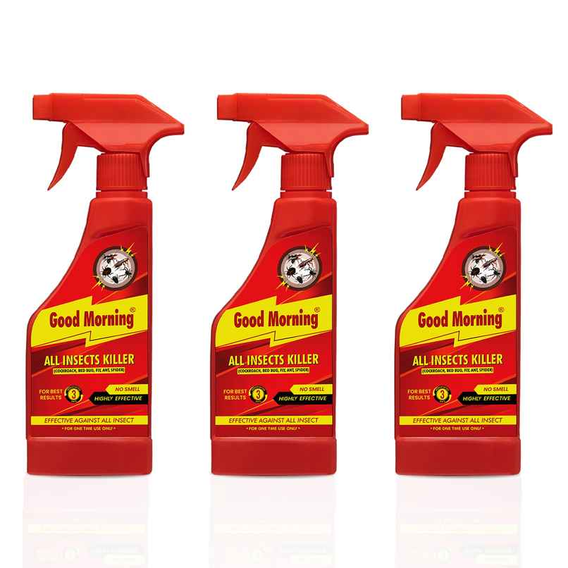 Good Morning All Insect Killer Spray - 400ml | Pack of 3