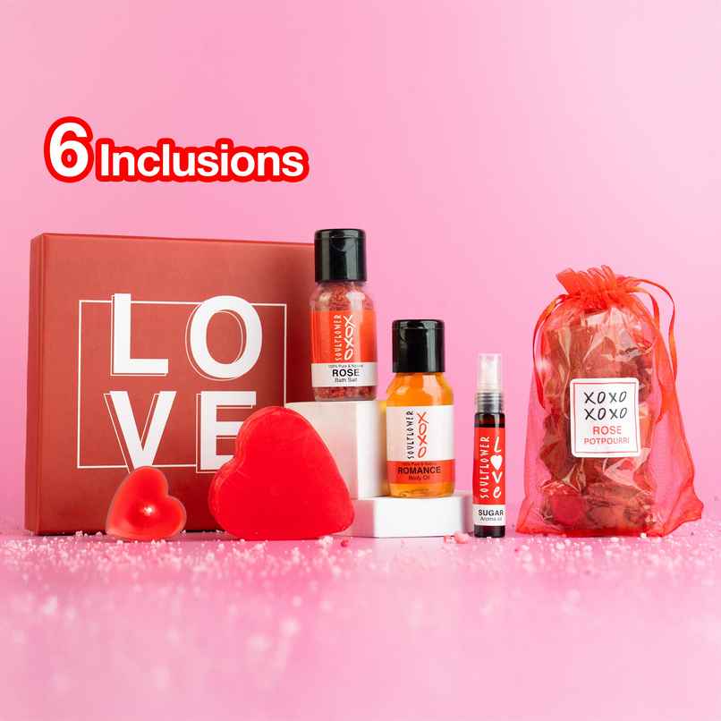Mother's Day Love Is In The Air Fragrance Gift Hamper | Premium Fragrance Set | Soulflower Mother's Day Love Is In The Air Fragrance Gift Hamper | Premium Fragrance Set | Soulflower