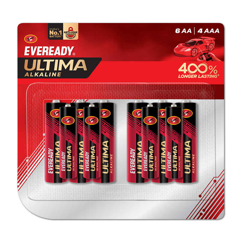 Eveready Ultima Combi Pack | 6AA+4AAA Batteries Eveready Ultima Combi Pack | 6AA+4AAA Batteries