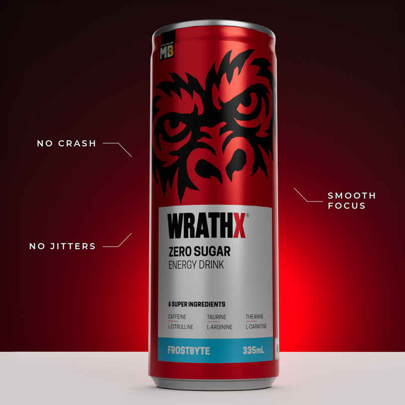 MuscleBlaze Wrathx Zero Sugar Energy Drink Frostbyte MuscleBlaze Wrathx Zero Sugar Energy Drink Frostbyte