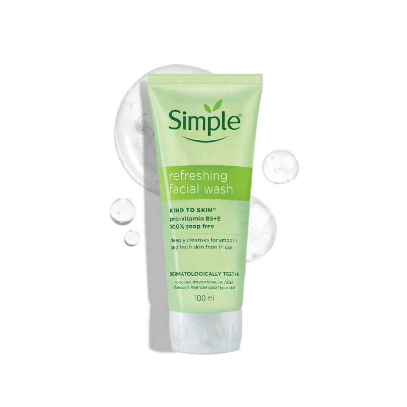 Simple Refreshing Face Wash | 100% Soap-Free | Perfect for Sensitive Skin Simple Refreshing Face Wash | 100% Soap-Free | Perfect for Sensitive Skin
