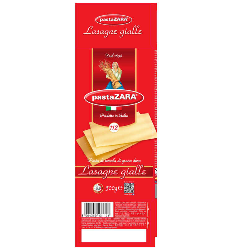 Pasta Zara Lasagne Pasta