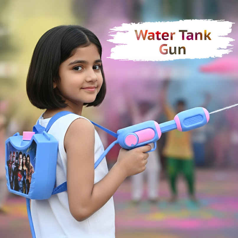 Justice League Holi Water Tank Pichkari | 1.25 L | Tomuncle Justice League Holi Water Tank Pichkari | 1.25 L | Tomuncle