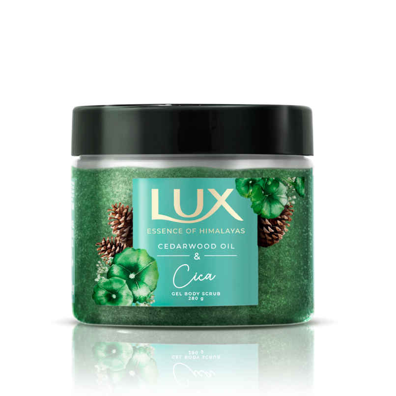 Lux Essence Of Himalayas Cedarwood Oil & Cica Gel Body Scrub Lux Essence Of Himalayas Cedarwood Oil & Cica Gel Body Scrub
