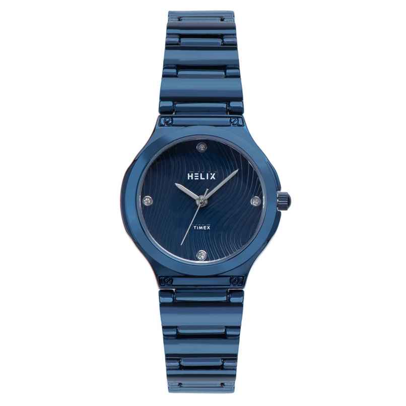 HELIX By Timex Round Dial Analog Women Watch | TW066HL02T | Blue