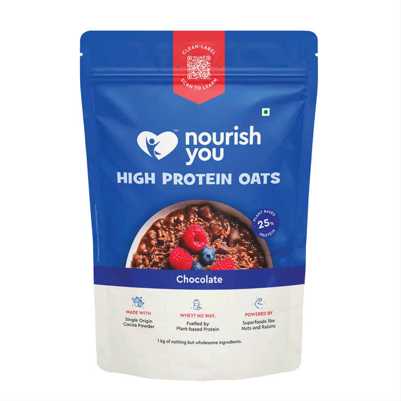 Nourish You Chocolate Protein Oats Nourish You Chocolate Protein Oats