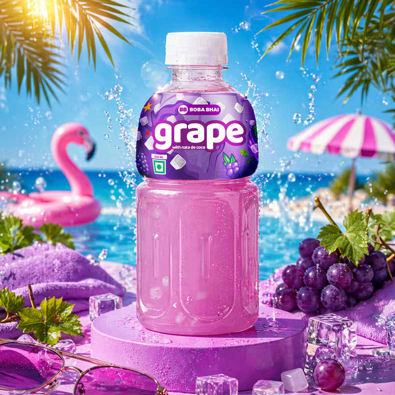 Boba Bhai Grape with Nata de Coco Boba Bhai Grape with Nata de Coco