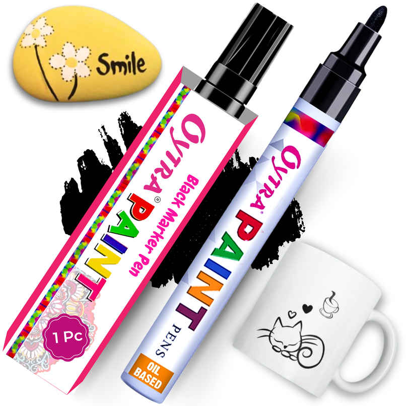 Oytra Permanent Paint Marker Pen | Black