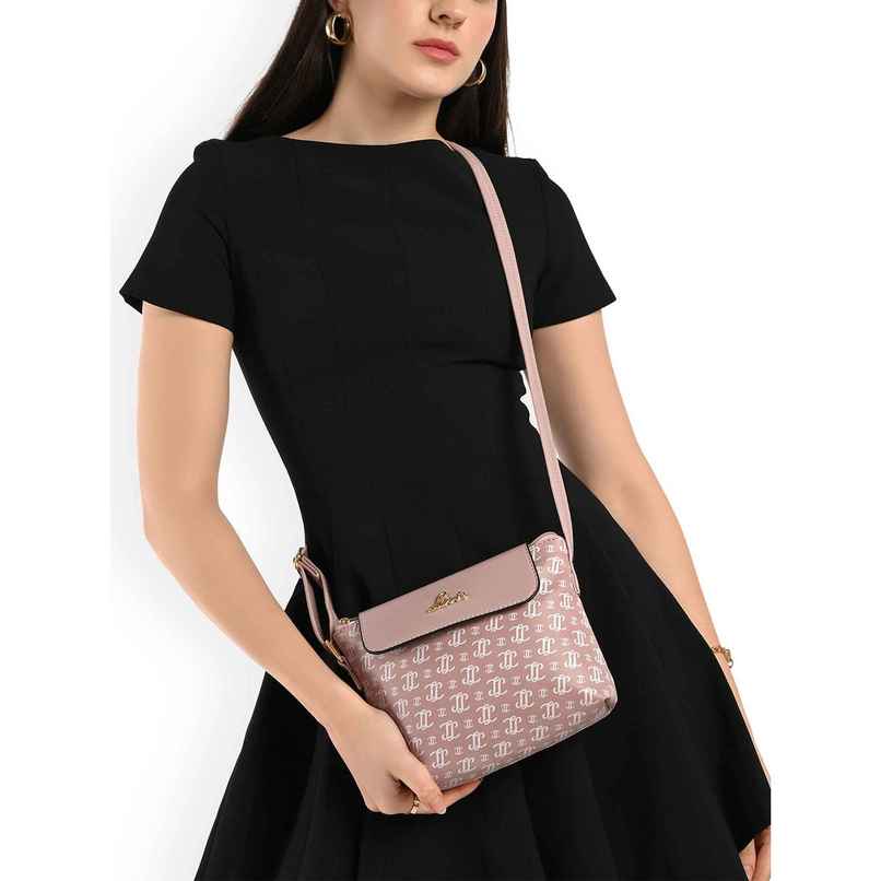 Lavie Women's Mono Ll Rio Flap Crossbody Sling Bag | Ladies Purse Handbag | Pink Lavie Women's Mono Ll Rio Flap Crossbody Sling Bag | Ladies Purse Handbag | Pink
