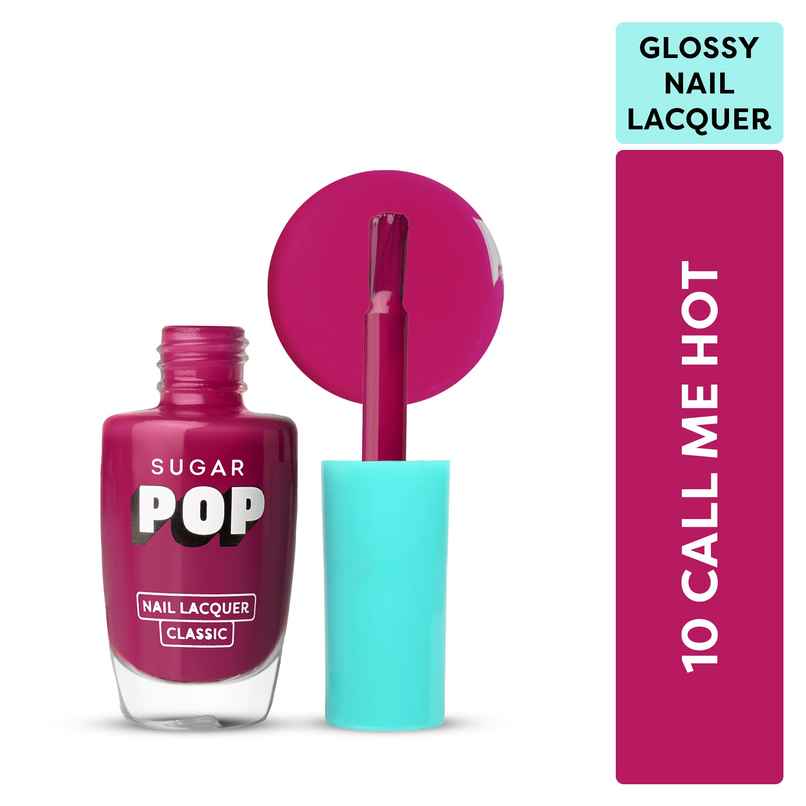 SUGAR POP Quick Drying Ultra Long-Wear Glossy Finish Nail Lacquer | Call Me Hot 10