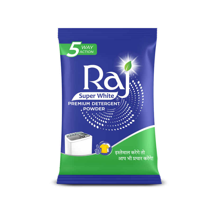 Raj Super White Premium Detergent Powder