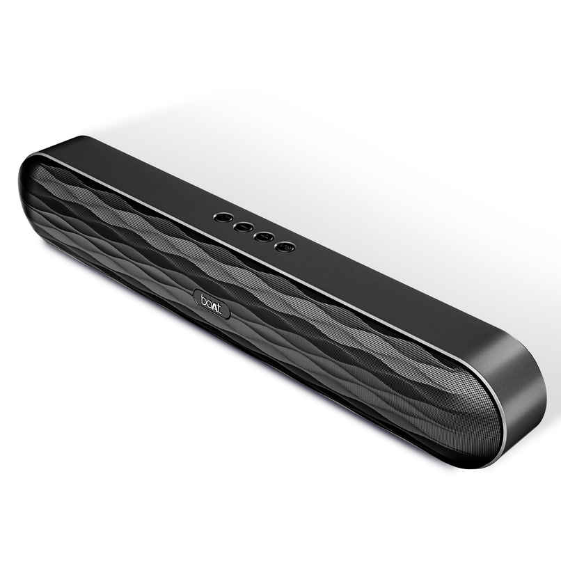 boAt Aavante Bar 485 BT Soundbar 10 W RMS Signature Sound |Bluetooth v5.3 Speaker - Premium Black