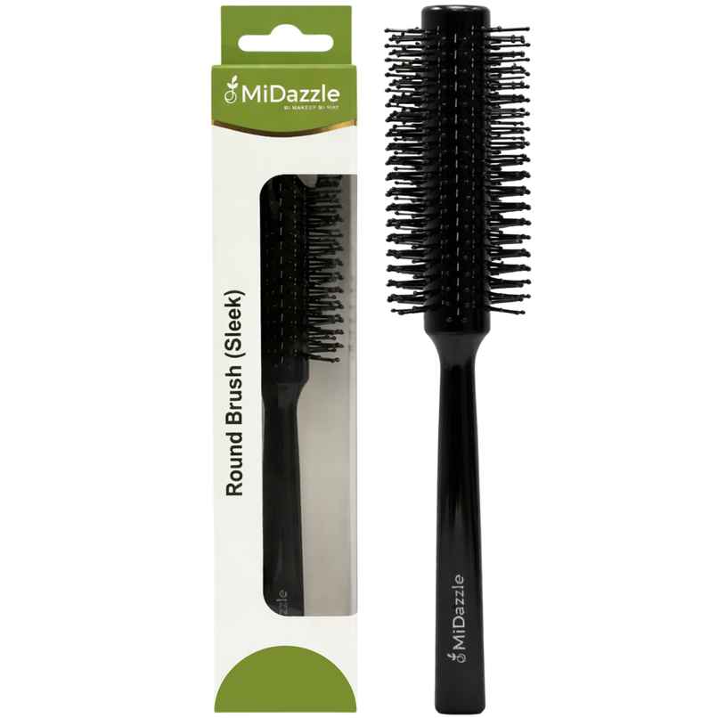 Midazzle Round Hair Brush for Blow Drying, Curling for Men and Women | Assorted Midazzle Round Hair Brush for Blow Drying, Curling for Men and Women | Assorted