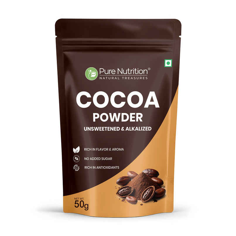 Pure Nutrition Cocoa Powder | For Cakes, Desserts & Beverages Pure Nutrition Cocoa Powder | For Cakes, Desserts & Beverages