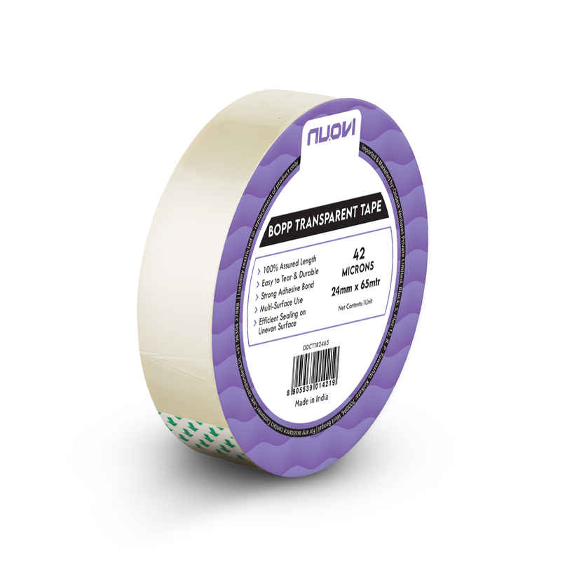 Ondesk Essentials Bopp 42 Microns Transparent Tape 1Inch X 65Mtr Ondesk Essentials Bopp 42 Microns Transparent Tape 1Inch X 65Mtr