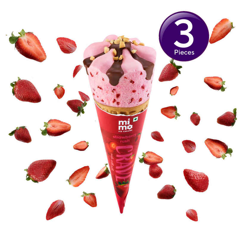Mimo Crave Cone Strawberry Rush Combo Mimo Crave Cone Strawberry Rush Combo