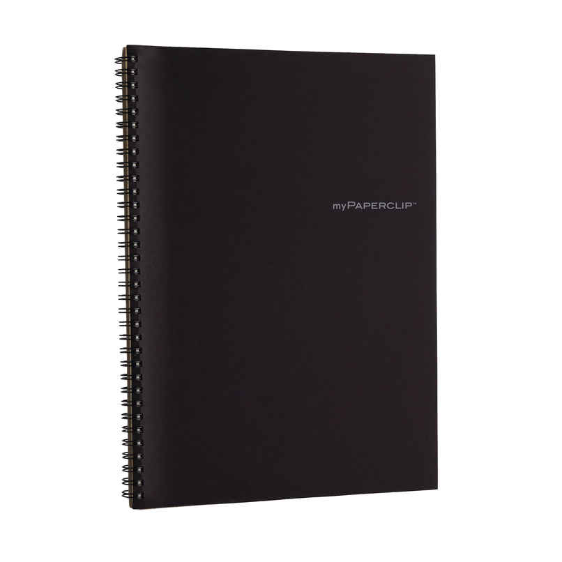 myPAPERCLIP - Neo Wiro Series NoteBook, 160 Pages, B5-Ruled-Black
