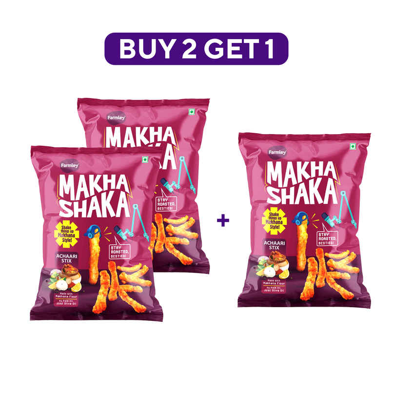 Farmley Makhana Munchies - Amritsari Achari Crisps Combo