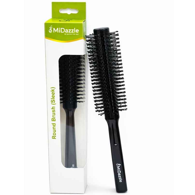 Midazzle Round Hair Brush for Volumizing, Curling & Straightening | Assorted Midazzle Round Hair Brush for Volumizing, Curling & Straightening | Assorted