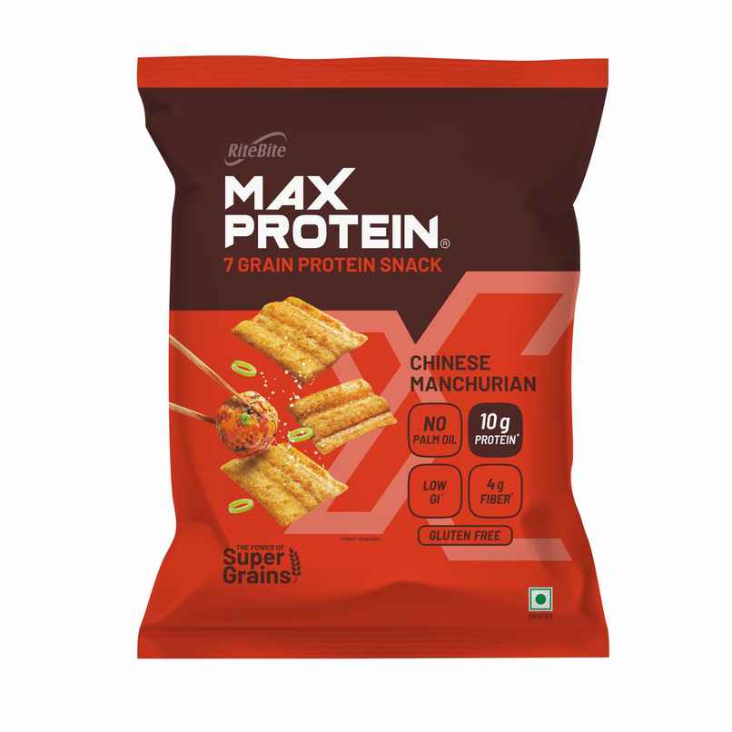 RiteBite Max Protein Chinese Manchurian 10 G Multigrain Protein Chips, Healthy Snacks & Munchies RiteBite Max Protein Chinese Manchurian 10 G Multigrain Protein Chips, Healthy Snacks & Munchies