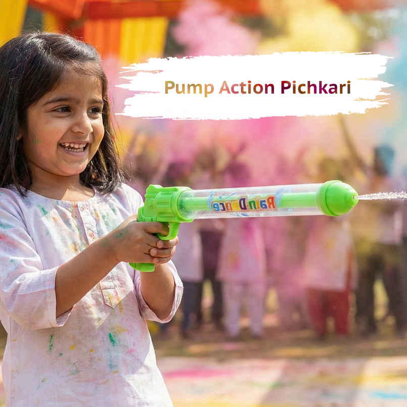 Raindance Shower Holi Pichkari | Green Small | Star Toys