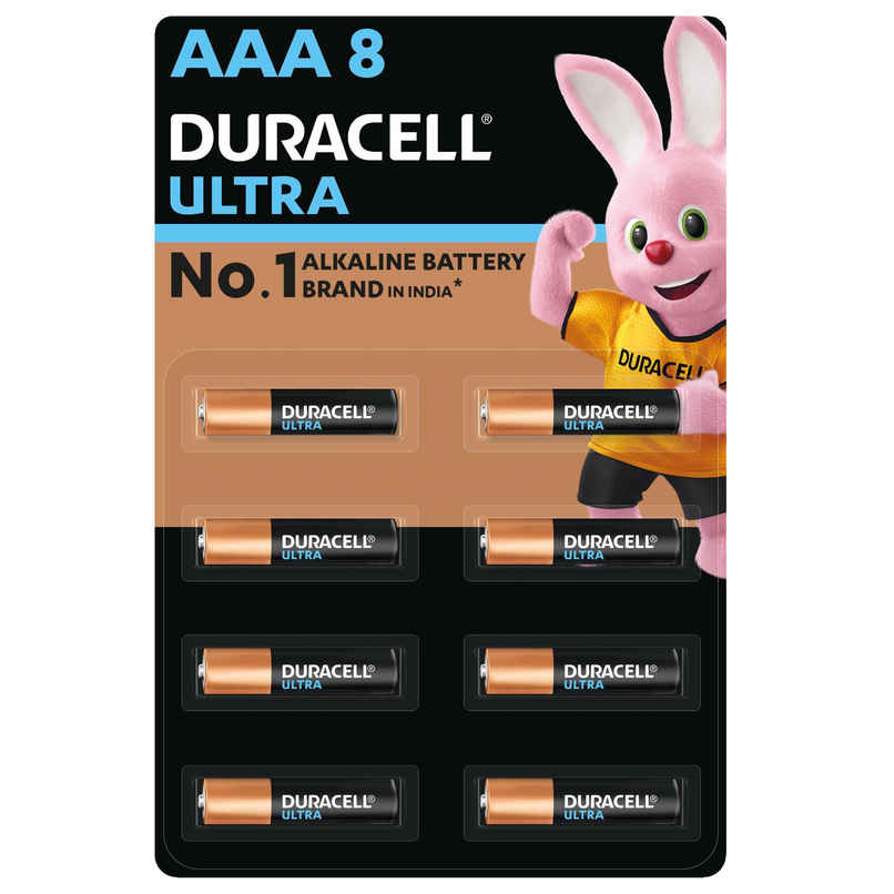 Duracell Ultra AAA Battery | Pack of 8 | Tear Pack