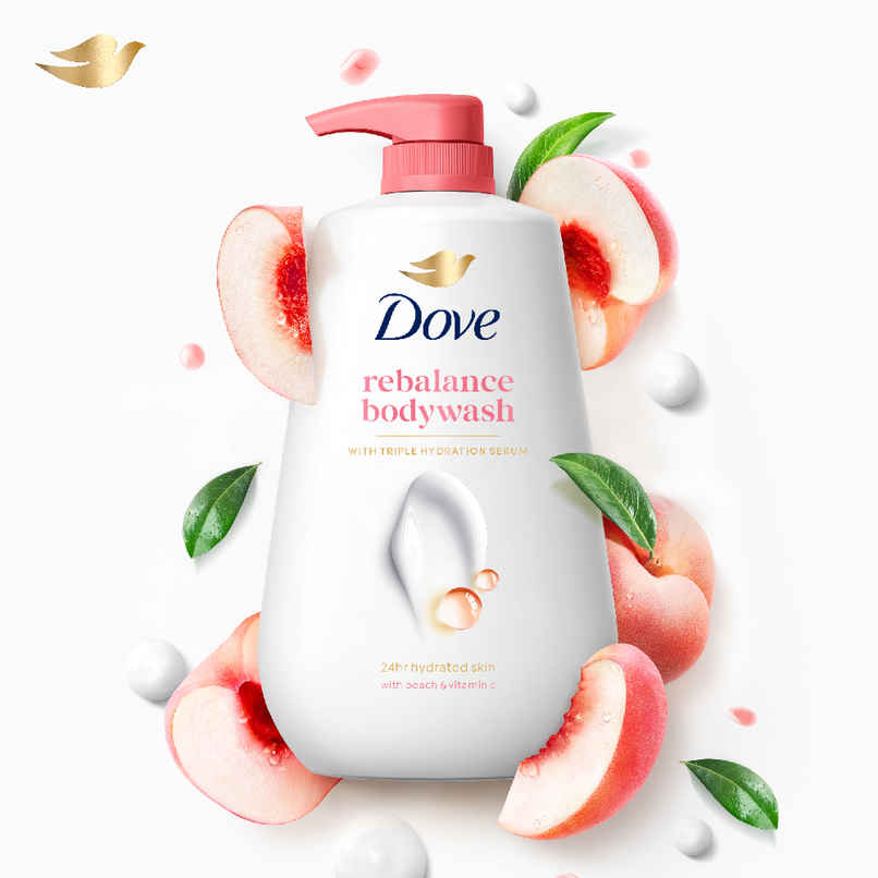 Dove Rebalance Bodywash with Triple Hydration Serum