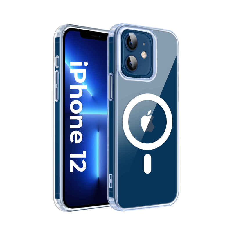 Artistque Case for Iphone 12 Back Cover - Transparent Clear Magsafe Artistque Case for Iphone 12 Back Cover - Transparent Clear Magsafe