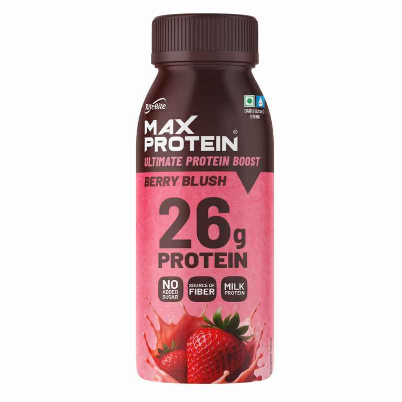 RiteBite Max Protein Berry Blush 26g Protein Milkshake