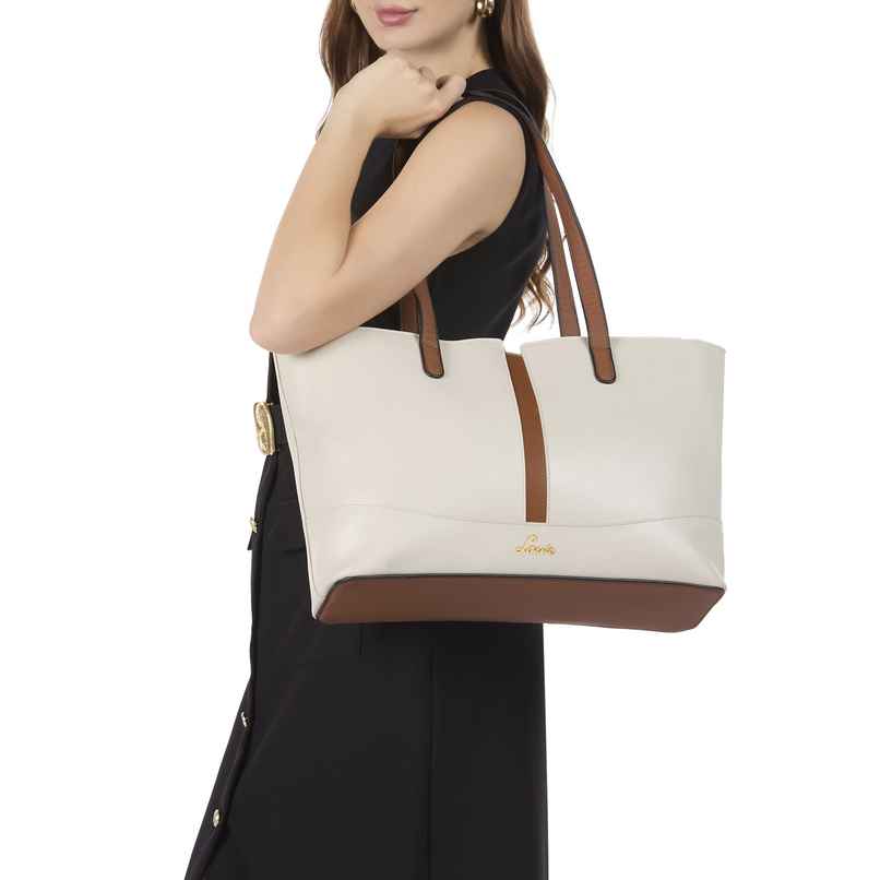 Lavie Women's Lyla Colourblock Tote Handbag | Ladies Purse | Shoulder Bag | Large | Off White Lavie Women's Lyla Colourblock Tote Handbag | Ladies Purse | Shoulder Bag | Large | Off White