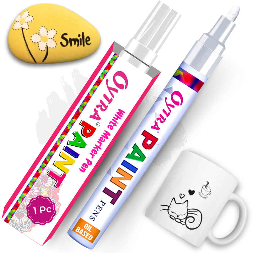 Oytra Permanent Paint Marker Pen | White