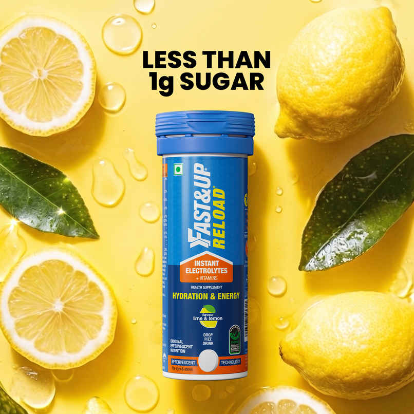 Fast&Up Reload Low Sugar Instant Hydration Drink Lime Lemon 10s