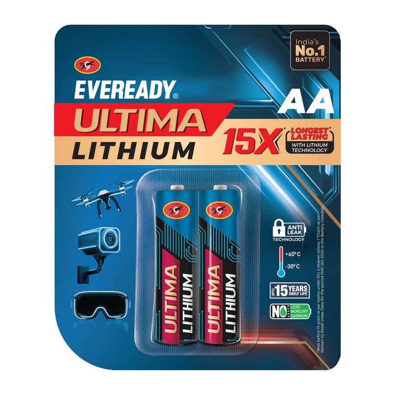 Eveready Ultima Lithium Battery - AA
