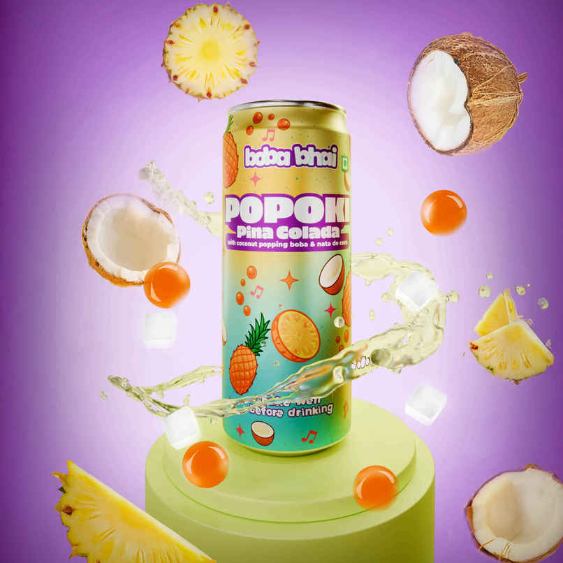 Boba Bhai Pina Colada with Popping Bubbles & Nata de Coco