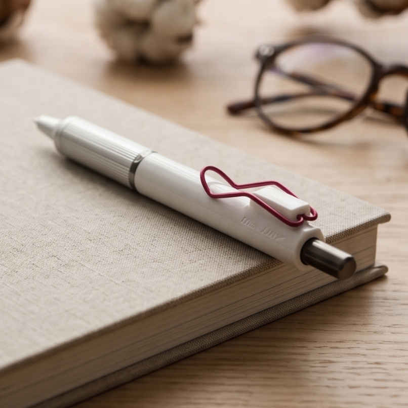 Mitsubishi Uni Jetstream Edge Pen | White Mitsubishi Uni Jetstream Edge Pen | White
