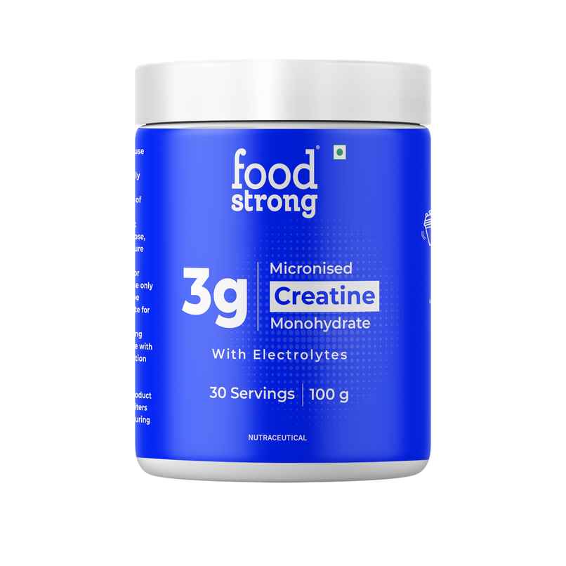 FOODstrong Micronised Creatine Monohydrate With Electrolytes - Unflavoured