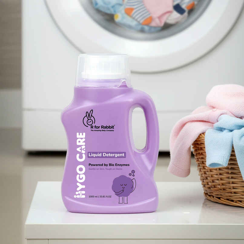R for Rabbit Hygocare Liquid Detergent Liquid Detergent White LDHC1000 Baby Care