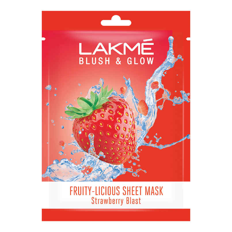 Lakme Blush & Glow Strawberry Sheet Mask