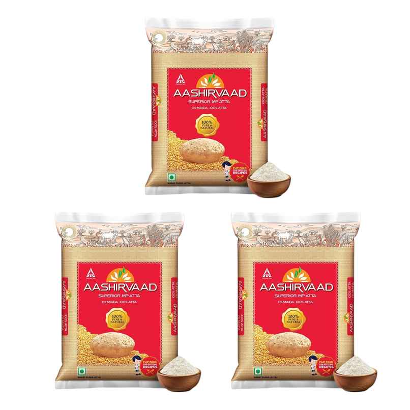 Aashirvaad High Fibre Atta with Multigrains | 3 Rotis fulfil 35% Daily Fibre