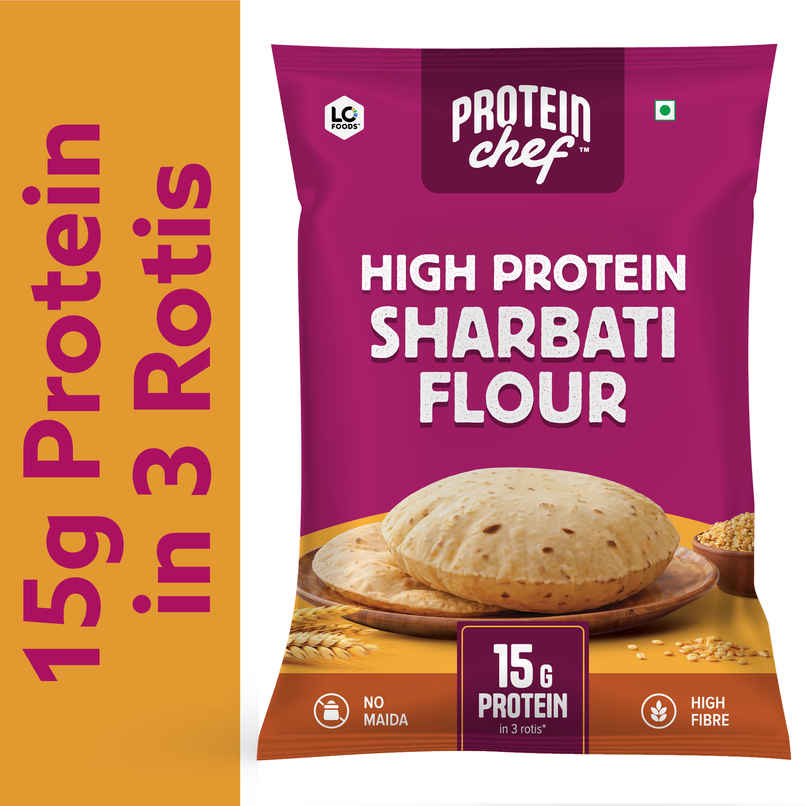 Protein Chef High Protein Premium Sharbati Atta | 50% More Protein With Select Multigrain