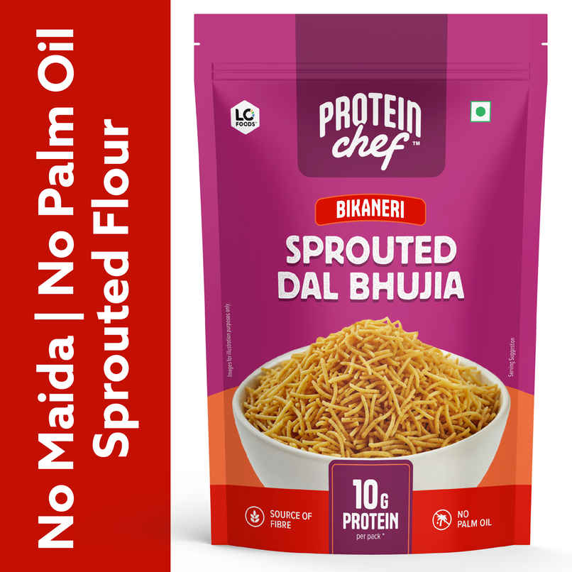 Protein Chef Sprouted Flour Bhujia | No Palm Oil