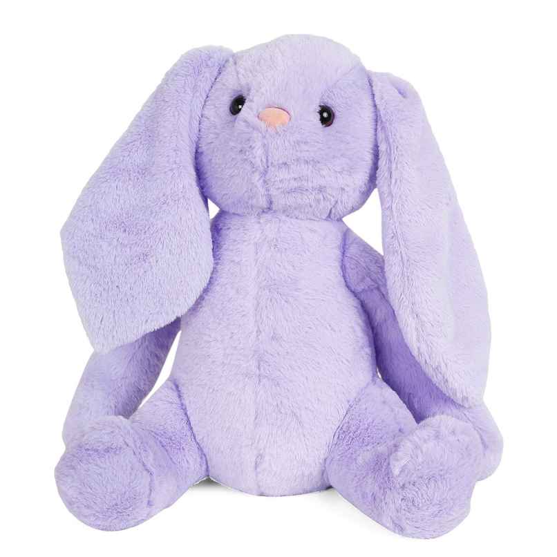 Hamleys FuzzBuzz Plush Stuffed Bunny Toy, Soft Toy, 35cm, Kids for 12Months+, Lavender