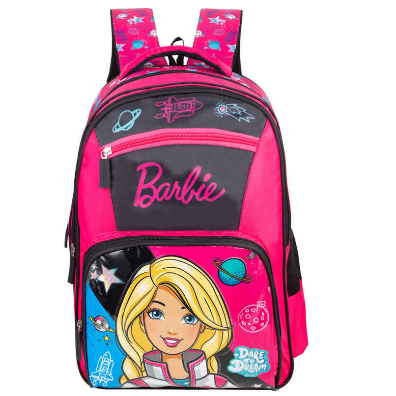 Striders Barbie School Bag for Girls 16 Inch Comfortable & Spacious Kids Backpack